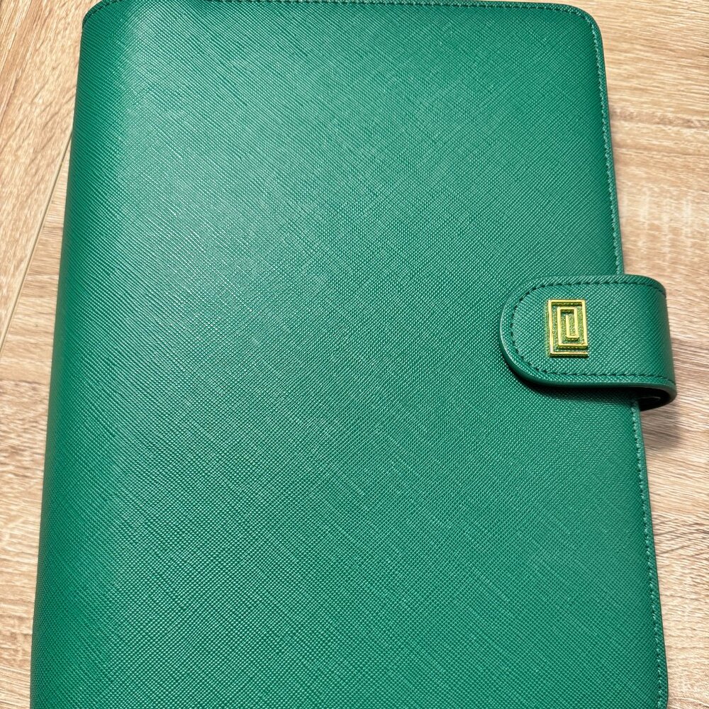 Notiq LL1. Midi Ring Agenda Cover | Lush Saffiano | A5 Planner Cover